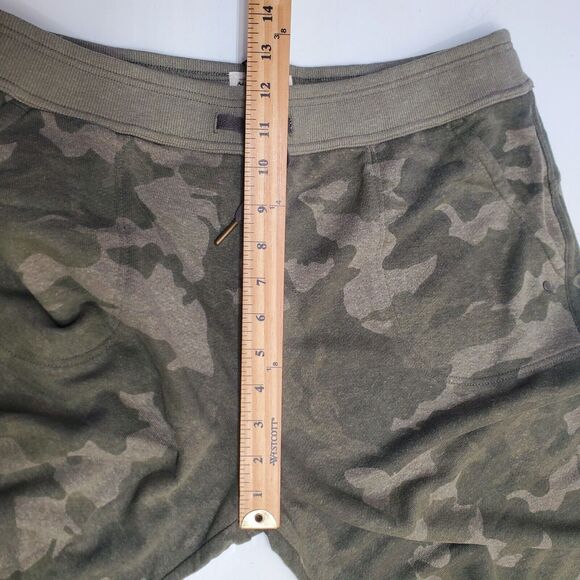 Prana Ankle Pant Sage Camo Green Print Hemp Relaxed Fit Pockets Women's XL NWT - Picture 15 of 16